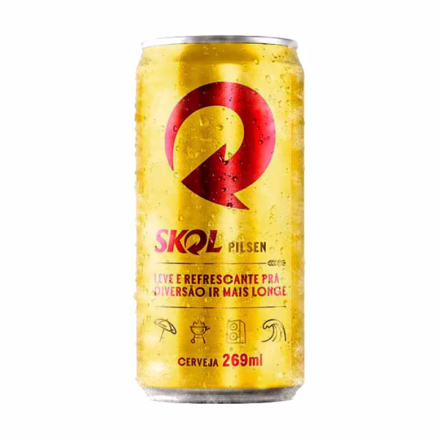 Cerveja Skol Lata 269ml — Aimoré, Campo Grande